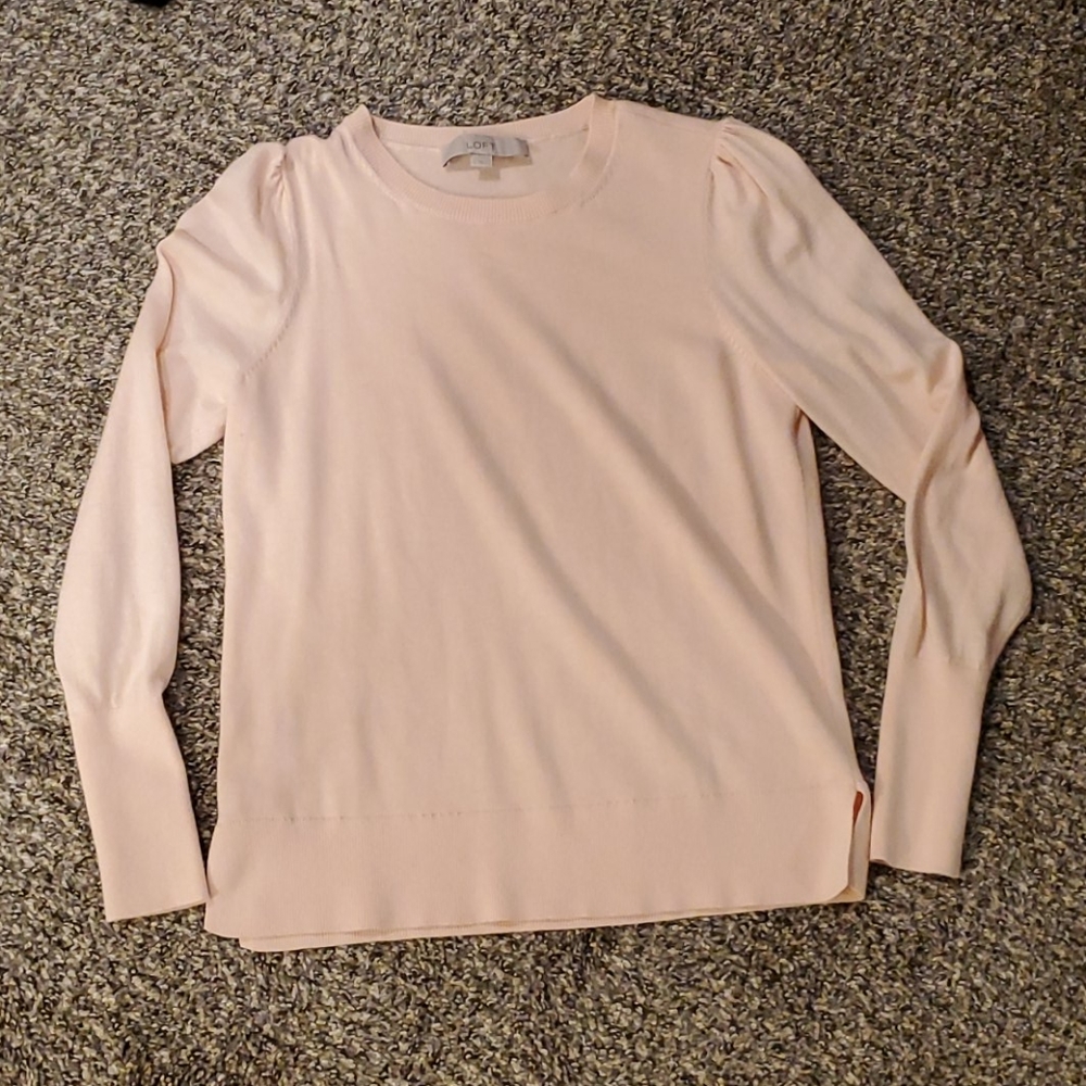 Loft puff sleeve sweater